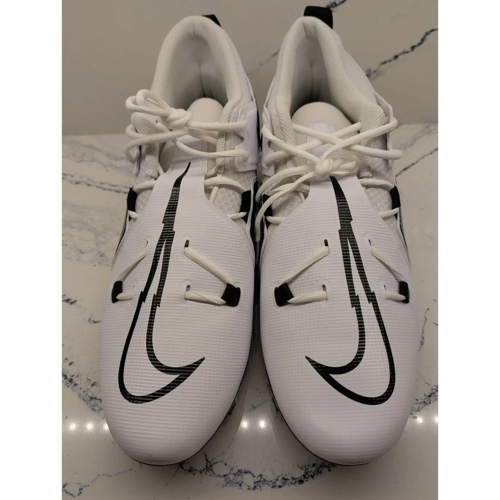 Nike Football Cleats Mens 16 WIDE Alpha Menace Pro 3 Mid White DH3292-100 NEW
